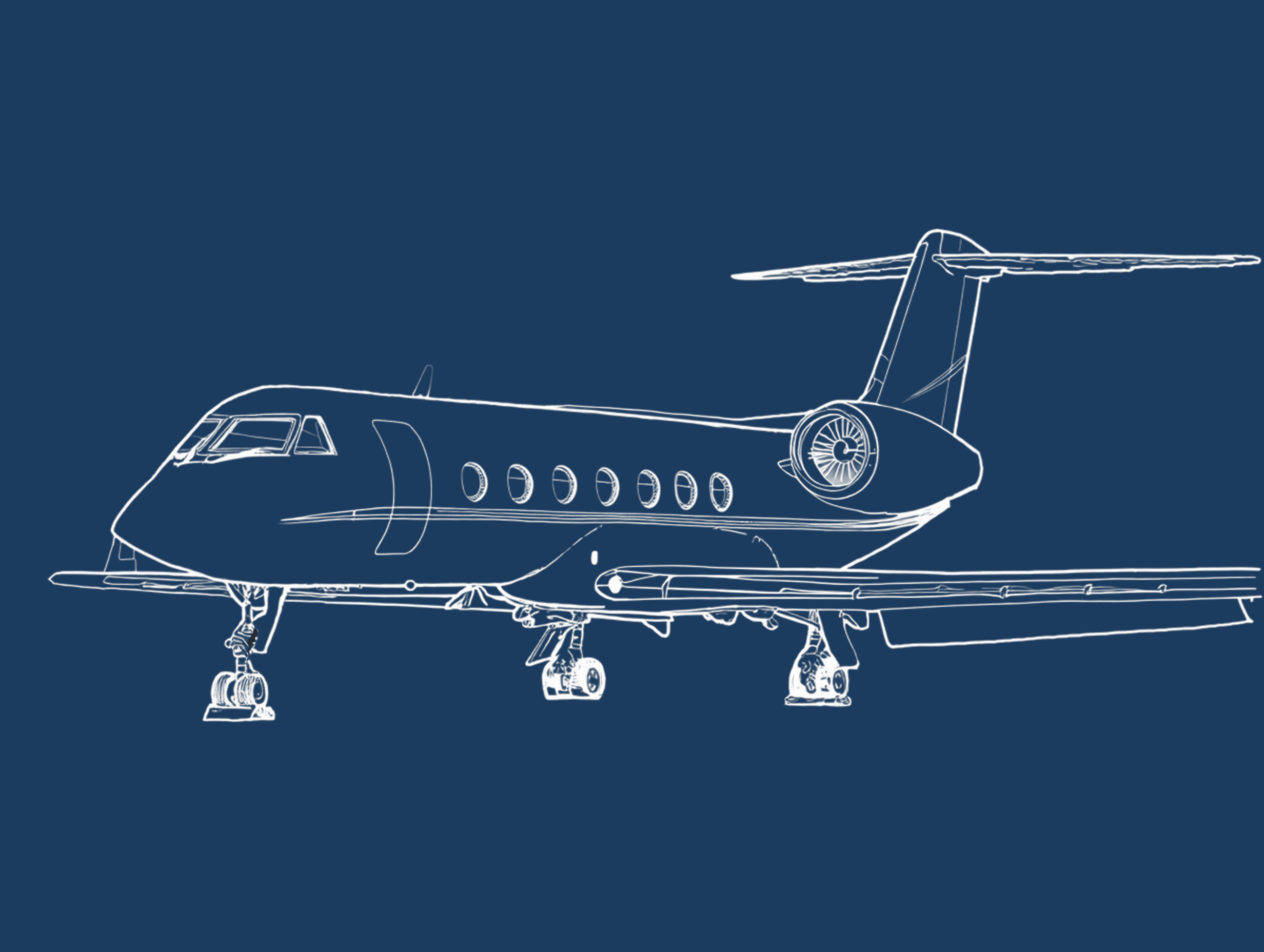Aircraft profile illustration for TrueSkies jet categories